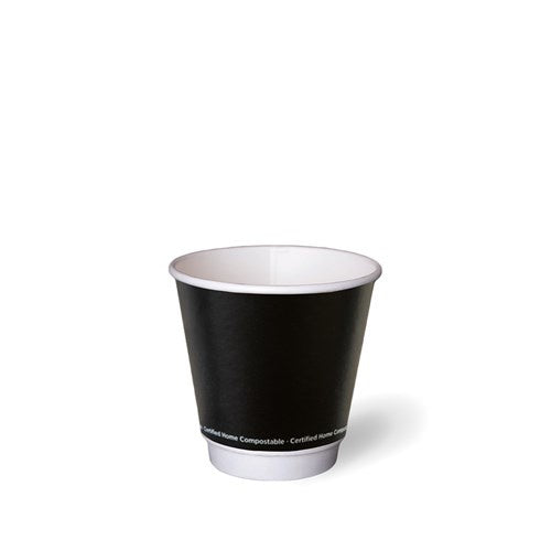 Aqueous Squat Smooth Double Wall Coffee Cup 8oz 25pk