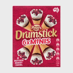 Peters Boysenberry Drumstick Minis 6pk