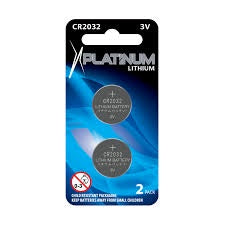 Platinum Lithium Batteries CR2032 2pk