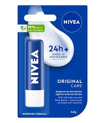 Nivea Original Care Moisturising Lip Balm 4.8g