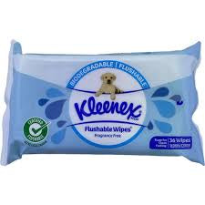 Kleenex Unscented Flushable Wipes 36pk
