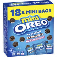 Oreo Variety Mini Bags 18pk 367g