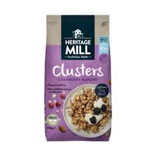 Heritage Mill Cranberry Almond Clusters 750g