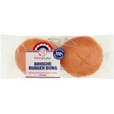 Bakery Du Jour Brioche Burger Buns 4pk