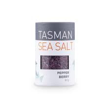 Tasman Pepper Berry Sea Salt Flakes 80g