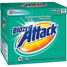 Biozet Attack Front & Top Loader Powder 2kg
