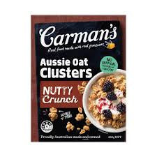 Carmans Nutty Crunch Aussie Oat Clusters 450g