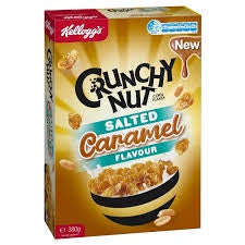 Kelloggs Crunchy Nut Salted Caramel Corn Flakes  380g