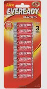 Eveready Heavy Duty AA Batteries 10pk