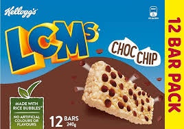 Kelloggs Choc Chip LCM Snack Bar 12pk