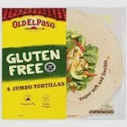 Old El Paso GF Jumbo Tortillas 215g 4pk