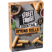 Street Foodie Cocktail Spring Rolls 24pk 430g