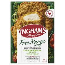 Inghams Free Range Ciabatta & Parsley Crumb Chicken Breast Fillet  300g