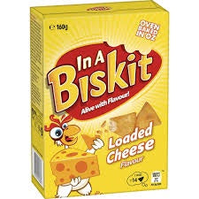 In A Biskit Loaded Cheese Flavour Biscuits 160g