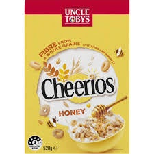 Uncle Tobys Honey Cheerios 520g