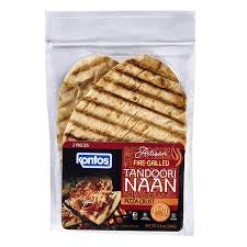 Kontos Tandoori Fire Grilled Naan Pizza Crust 2pk