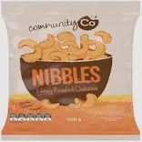 Community Co Honey Roasted Cashews 200g