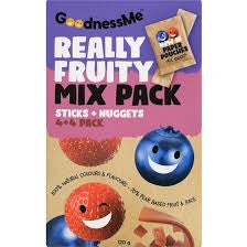 Goodness Me GF Really Fruity Sticks & Nuggets 120g 8pk