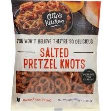 Ollies Kitchen Salted Pretzel Knots 200g