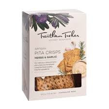 Trentham Tucker Herb & Garlic Pita Crisps 100g