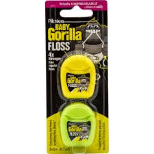 Piksters Baby Gorilla Dental Floss 2pk