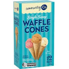 Community Co Waffle Cone 12pk