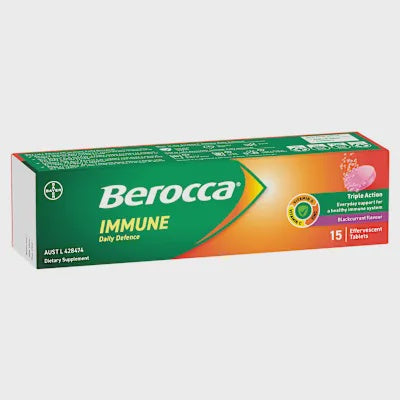 Berocca Blackcurrant Immune Defence Tablets 15pk