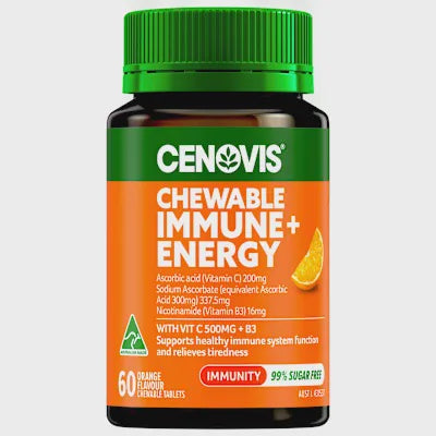 Cenovis Immune & Energy Chewable Tablets 60pk