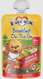 Farex Apple & Oatmeal Food Pouch 120g