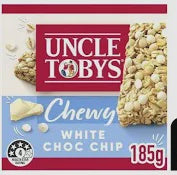 Uncle Tobys Chewy White Choc Chip Muesli Bars 6pk