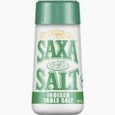 Saxa Iodised Table Salt 125g