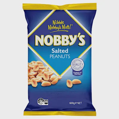Nobbys Salted Peanuts 600g