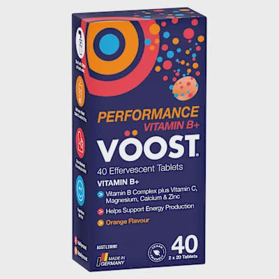 Voost Orange Vitamin B+ Performance Tablets 40pk