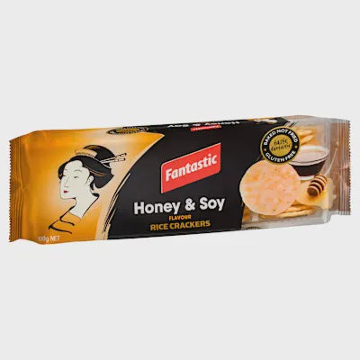 Fantastic Honey Soy Rice Crackers 100g