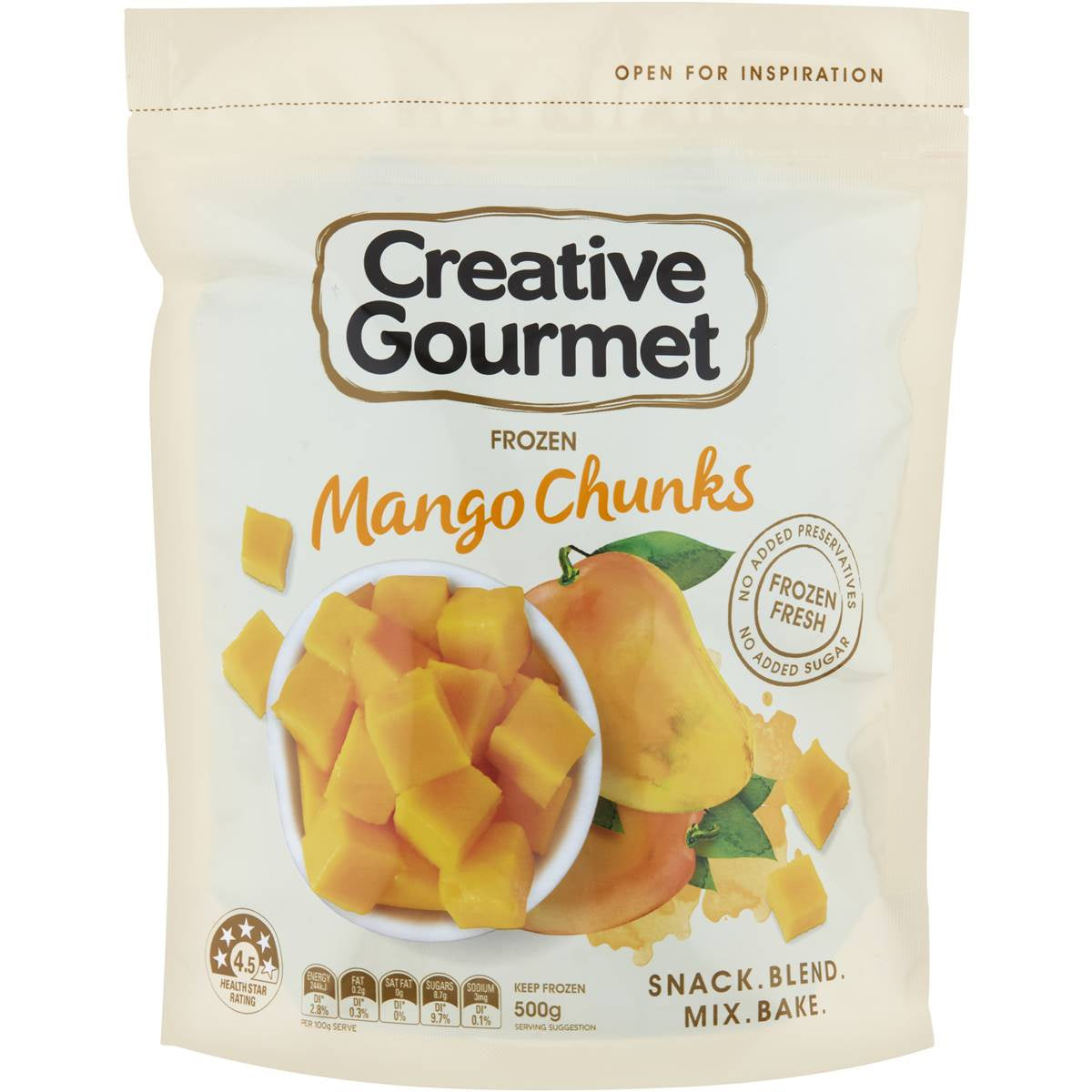 Creative Gourmet Mango Chunks 500g