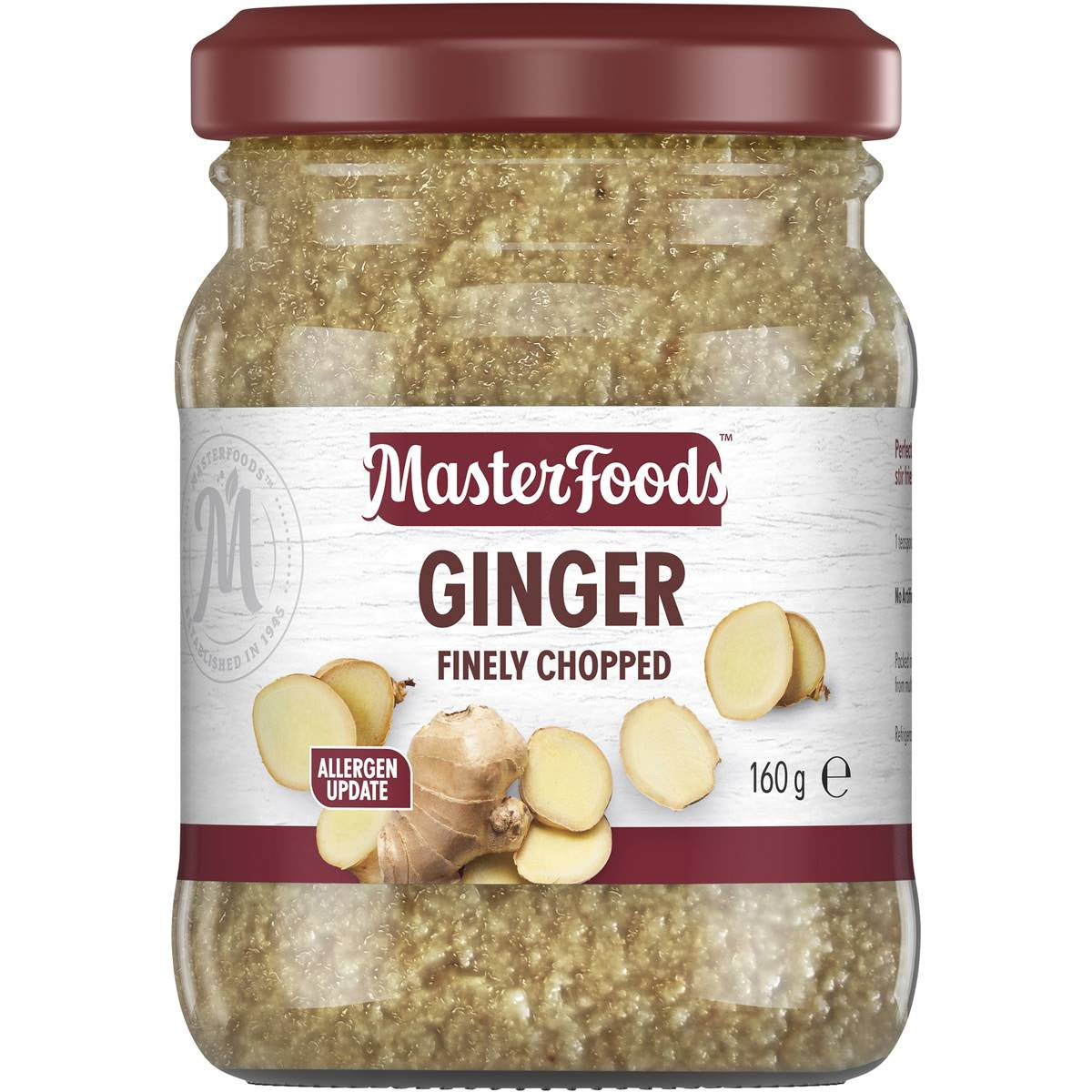 Masterfoods Finely Chopped Ginger 160g