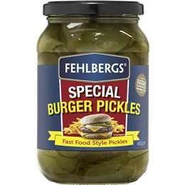 Fehlbergs Special Burger Pickles 490g