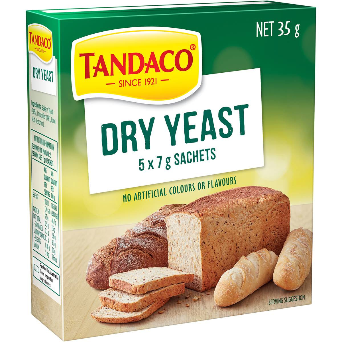 Tandaco Dry Yeast 35g 5pk