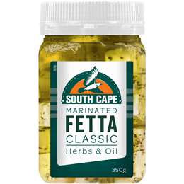 South Cape Classic Herbs & Oil Marinated Fetta 350g