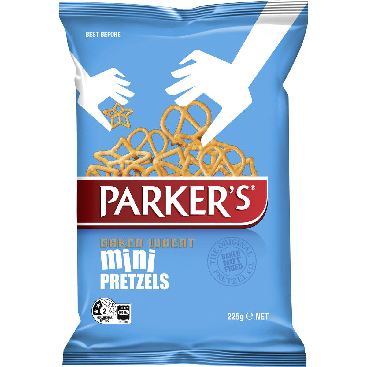 Parkers Mini Pretzels 225g