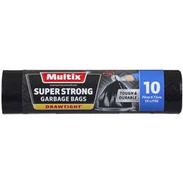 Multix Super Strong Garbage Bags 70x72cm 56l 10pk