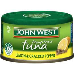 John West Lemon & Cracked Pepper Tuna Tempters 95g