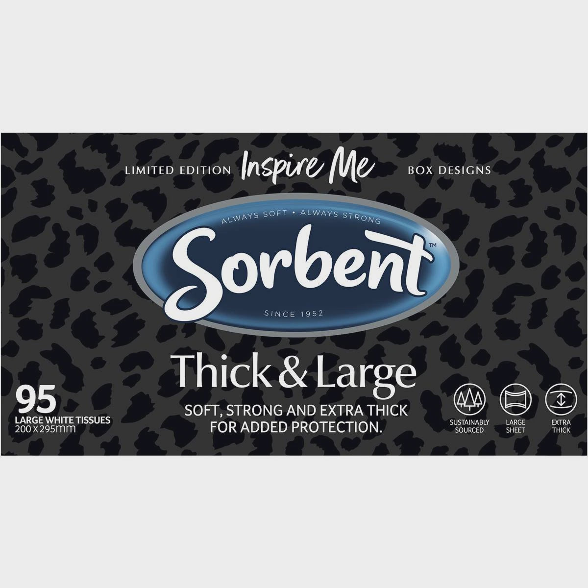 Sorbent Thick & Large Tissues 95pk