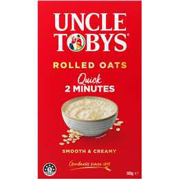 Uncle Tobys Quick Rolled Oats 500g