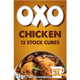 OXO Chicken Flavour Stock Cubes 12pk 71g