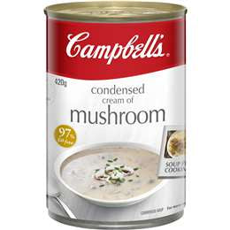 Campbells Cream of Mushroom Condensed Soup 420g