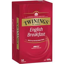 Twinings English Breakfast Tea Bags 50pk