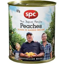 SPC Sliced Peaches in Mango Puree 825g