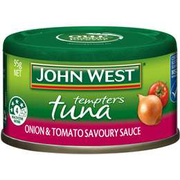 John West Tomato & Onion Tuna Tempters 95g