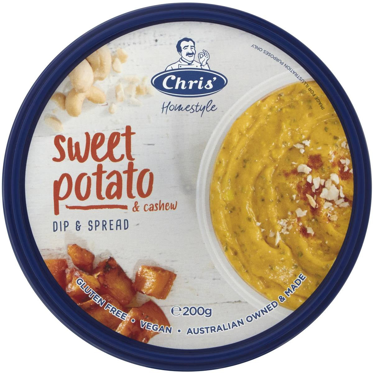 Chris Sweet Potato & Cashew Dip 200g